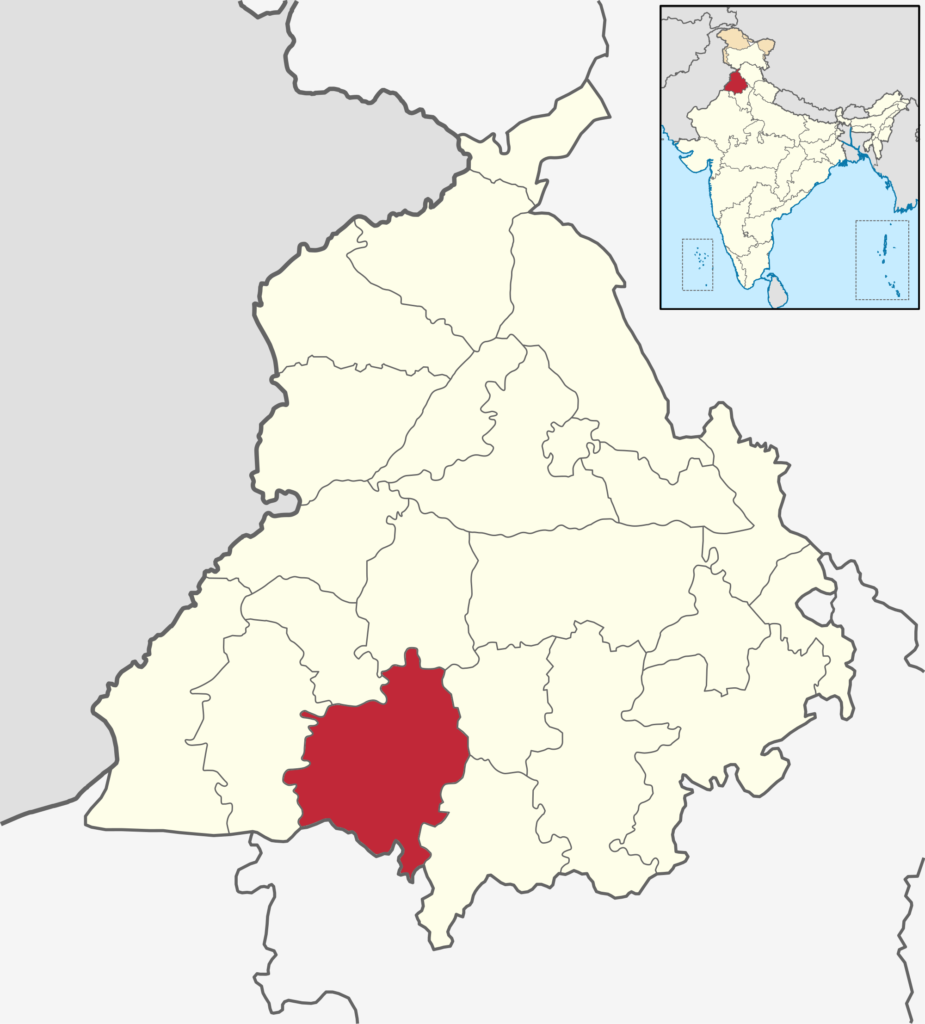 A slice of Punjab- The old city of Bhatinda 1 India Punjab Bathinda.svg