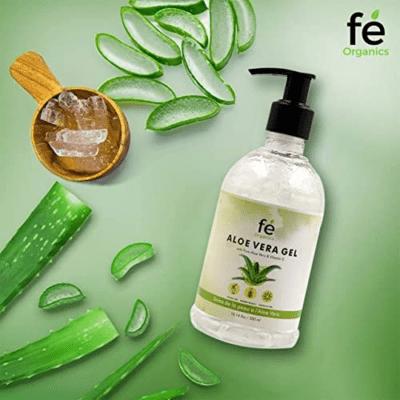 Made with 100% pure Aloe Vera Juice Multi-purpose: can be used on both skin and hair, Hydrates, soothes, and heals Fragrance-free, perfect for sensitive skin, 300 ML bottle for everyday use, 100% vegan Natural thickener, Suitable for all skin types